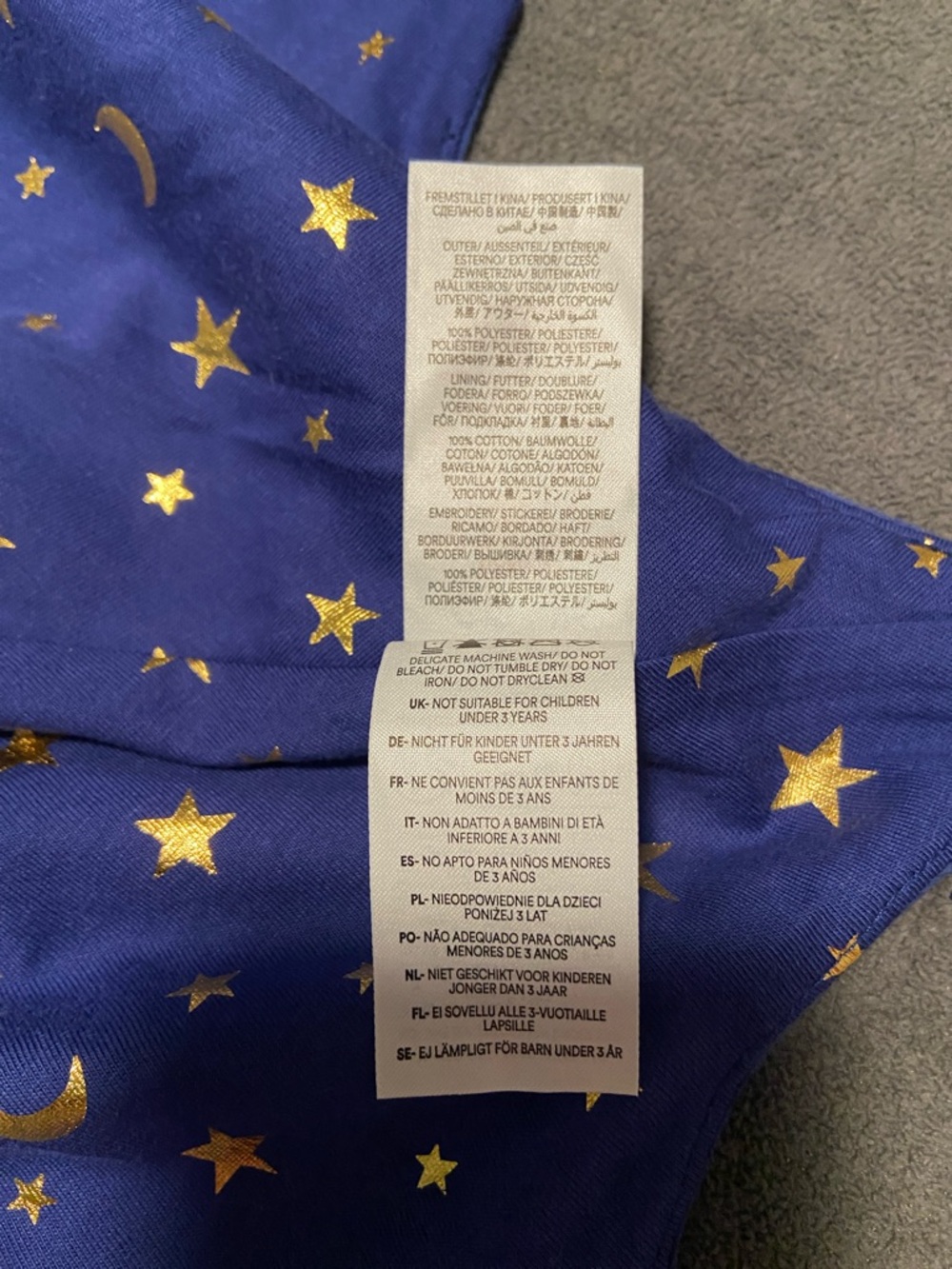 Mini Boden Starboard Bat Hooded Cape - Picture 6 of 6